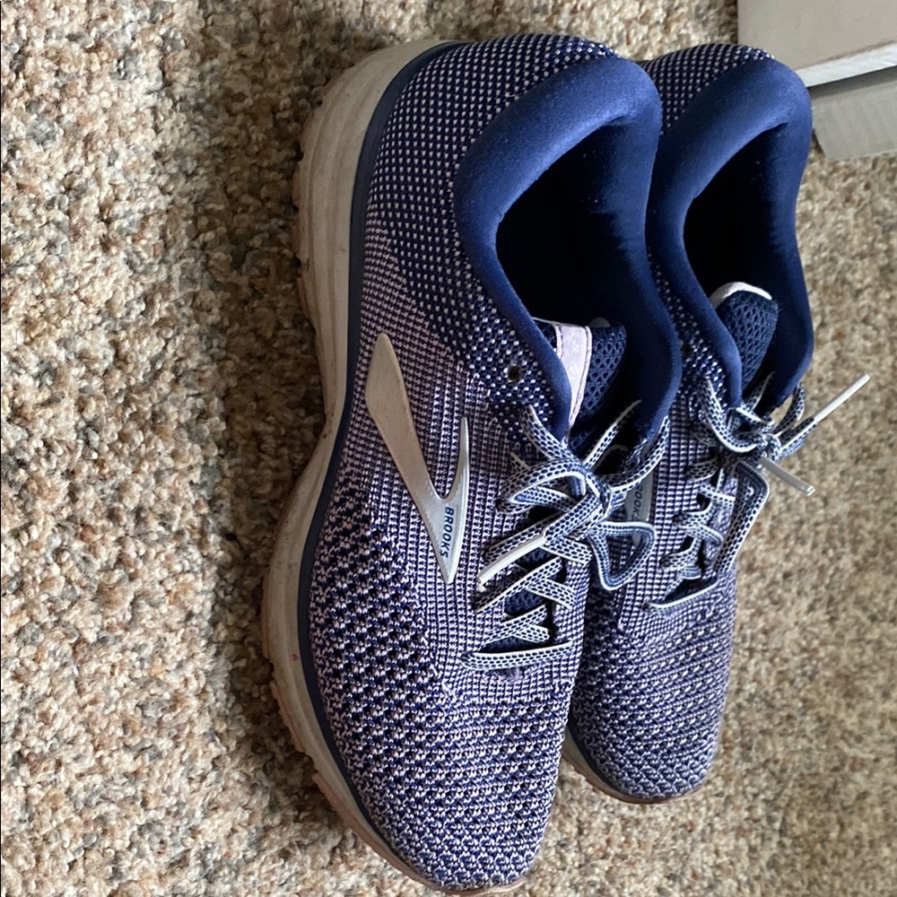 Brooks Blue Athletic Running Shoes